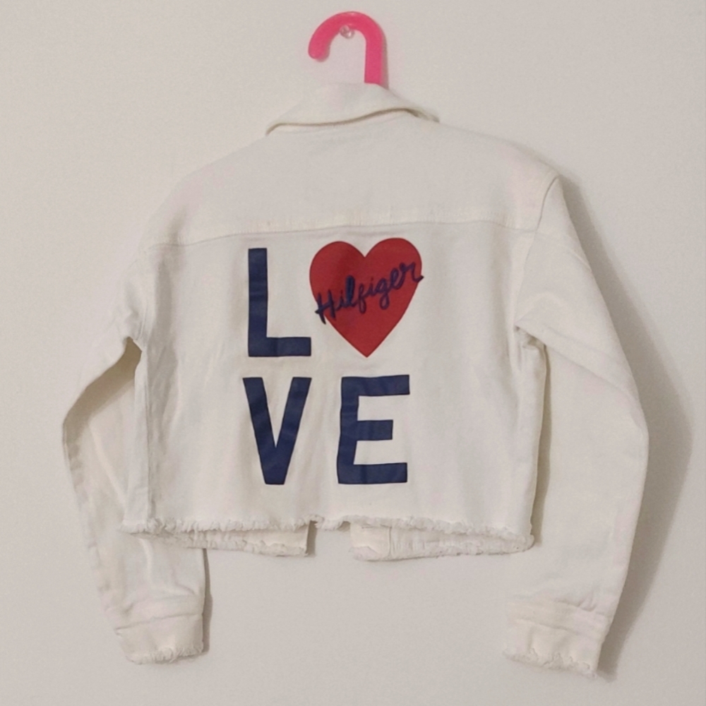 Tommy Hilfiger white jean jacket